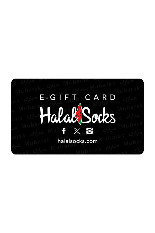 Halal Socks Gift Cards